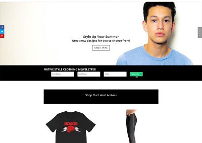 Native Style Clothing eCommerce